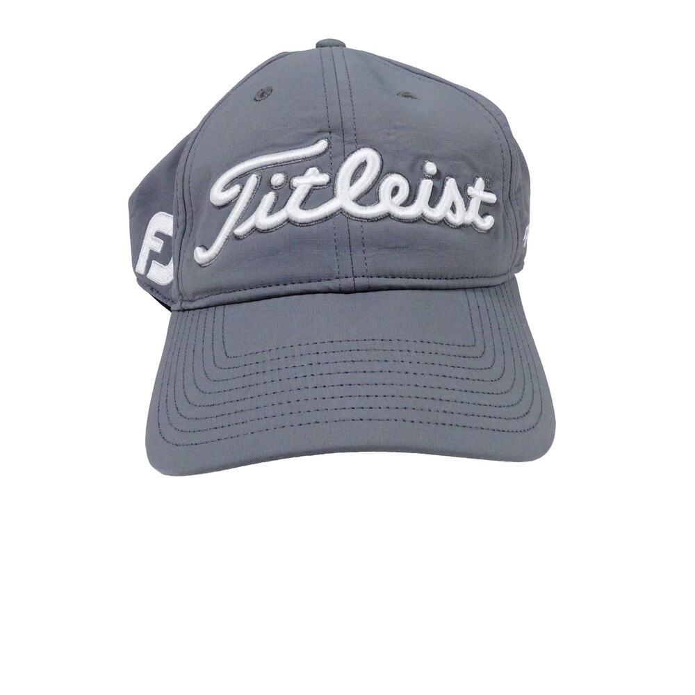 Titleist Pro V1 FJ Performance Adjustable Gray PGA Tour Golf Hat Cap